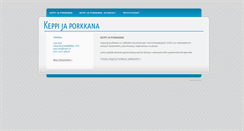 Desktop Screenshot of keppijaporkkana.fi